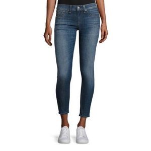 Rag & Bone Mid Rise Capri Jeans (Rae Wash)